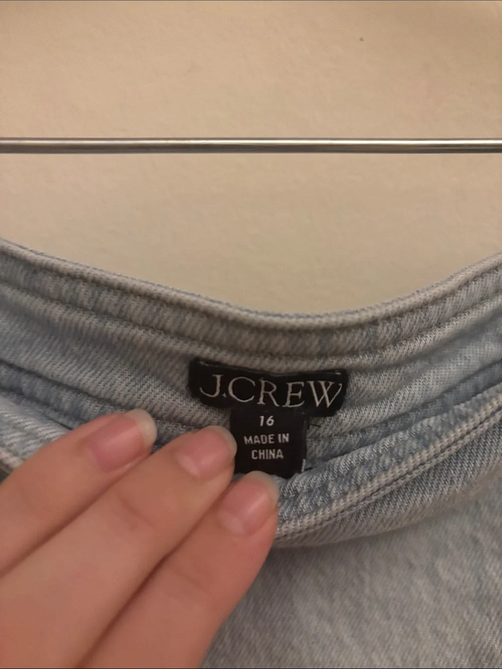 🪡 J. Crew Denim Skort